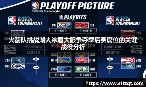火箭队挑战湖人浓眉大眼争夺季后赛席位的关键战役分析